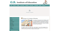 Desktop Screenshot of gscollegeshikohabad.com